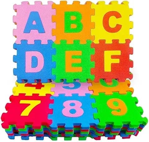 Alphabet & Number  EVA Foam Puzzle  Mat 1