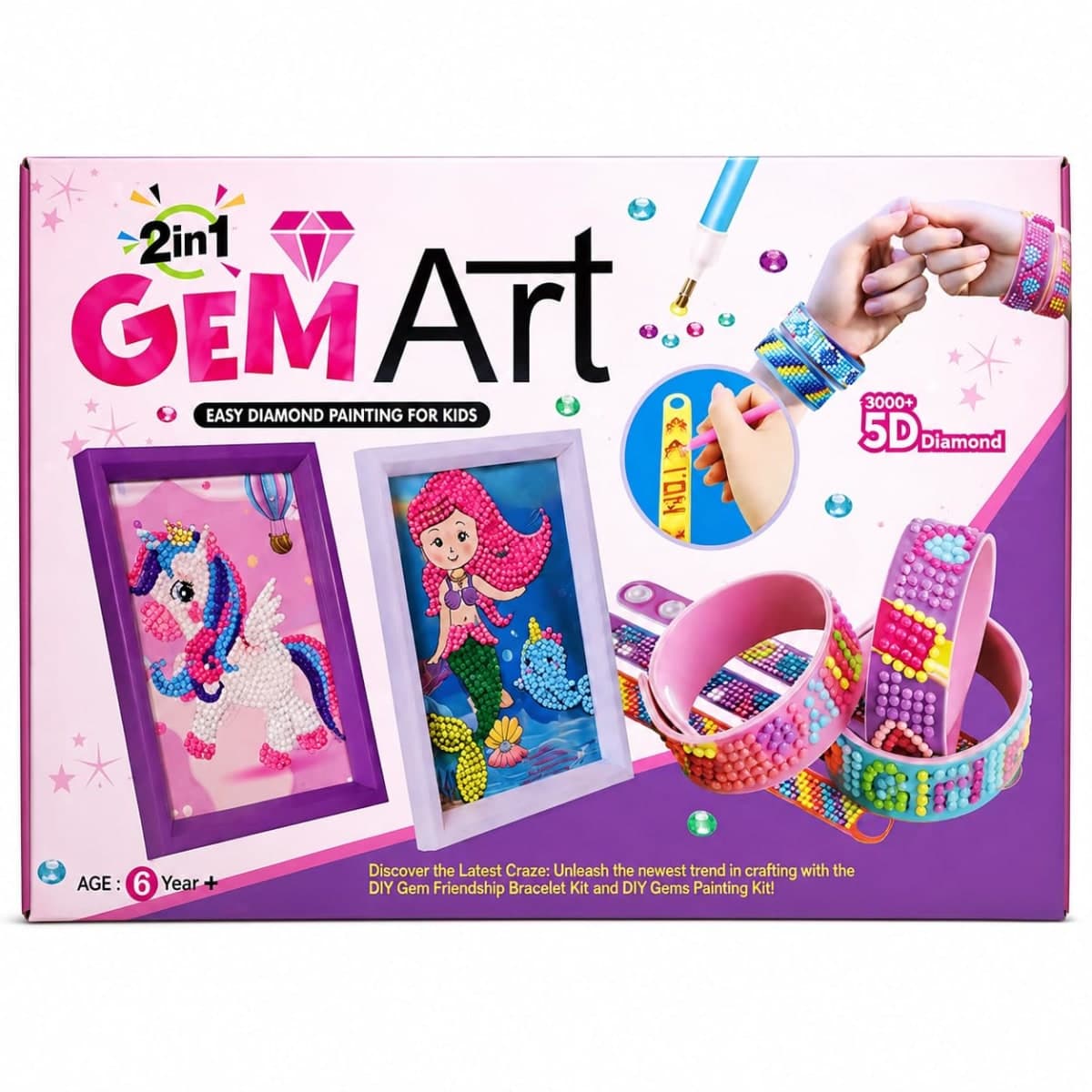 BEMXZAR DIY Arts & Crafts Kit for Kids | Creative Activity Set 1