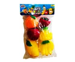 Unisex Rubber KEDAR 6 PC FRUIT SET FOR KIDS, Child Age Group: 4-6 Yrs 1